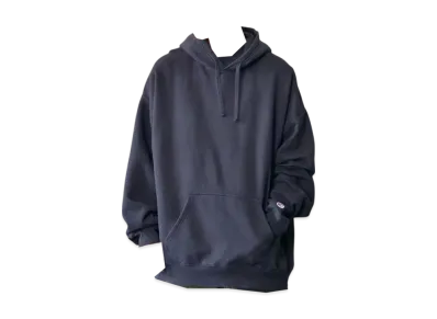 Champion 10oz Garment Dyed Hood Sweatshirt "Black"