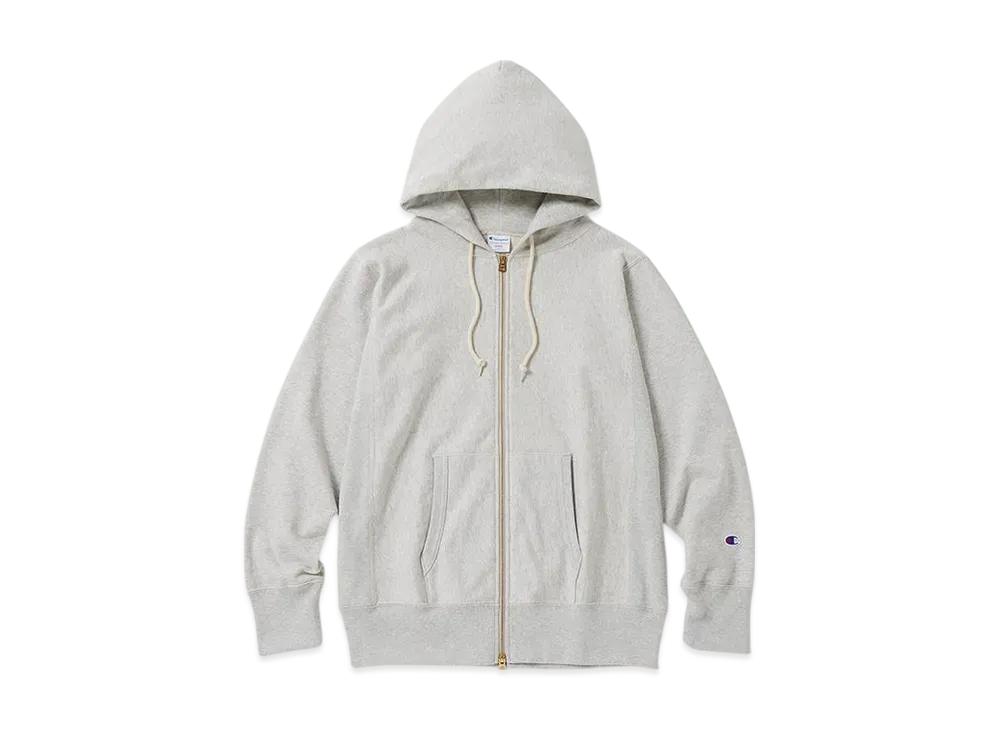 Champion Reverse Weave Zip Hooded Sweatshirt 25SS "Light Gray"