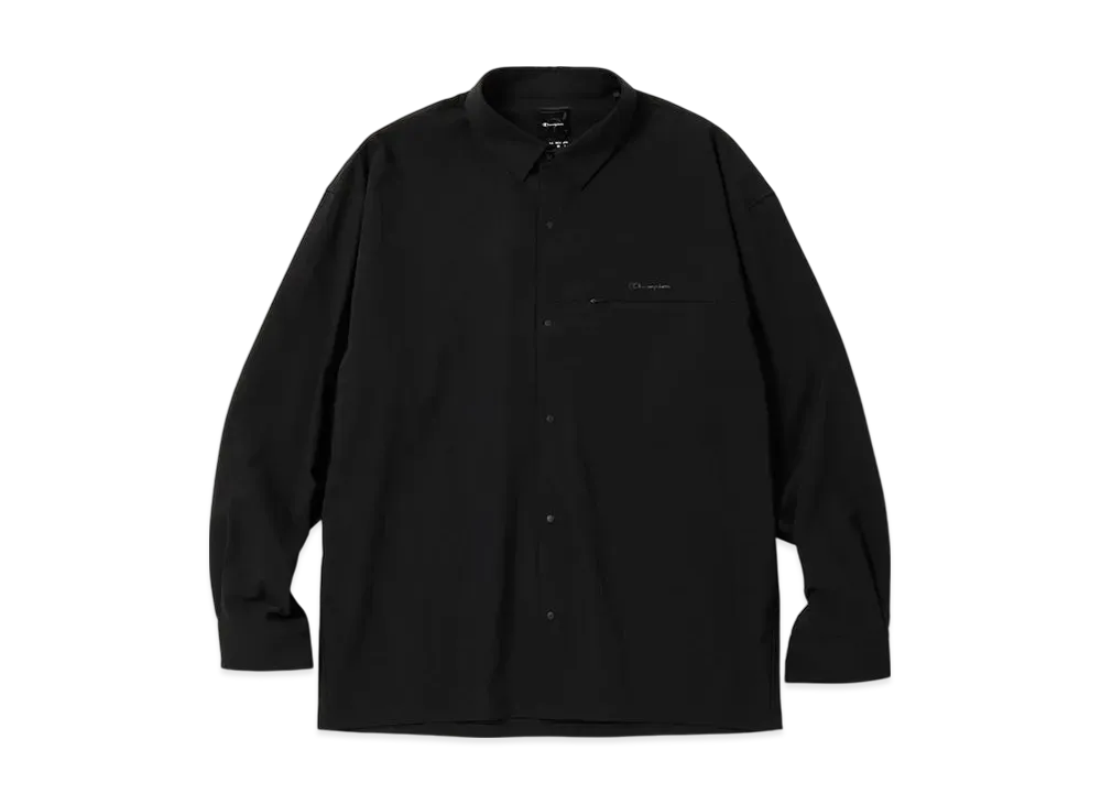 Champion Long Sleeve Shirt 25SS "Off Black"