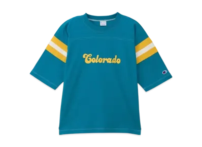 Champion Women's Short Sleeve Football T-Shirt 25SS "Teal Blue"