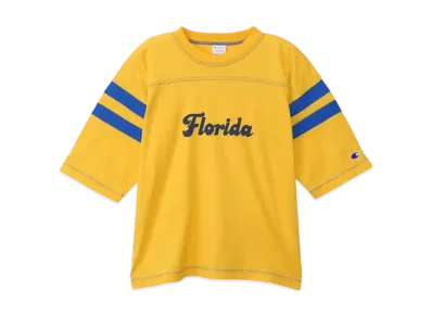 Champion Women's Short Sleeve Football T-Shirt 25SS "Retro Yellow"