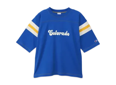 Champion Women's Short Sleeve Football T-Shirt 25SS "Mediterranean Blue"