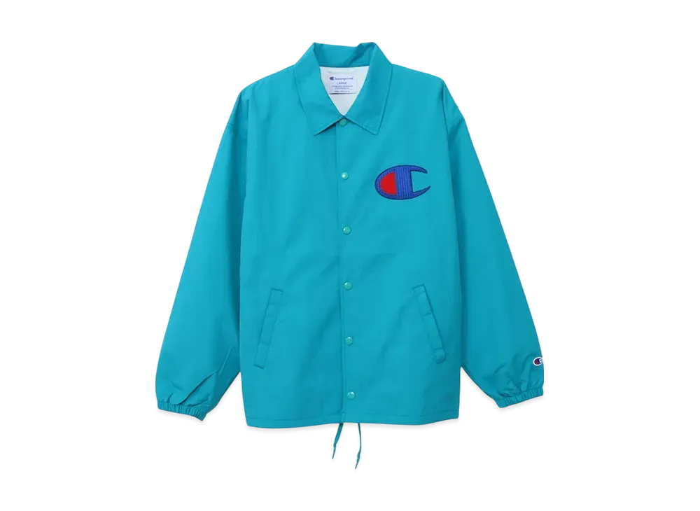 Champion Coach Jacket 25SS "Teal Blue"