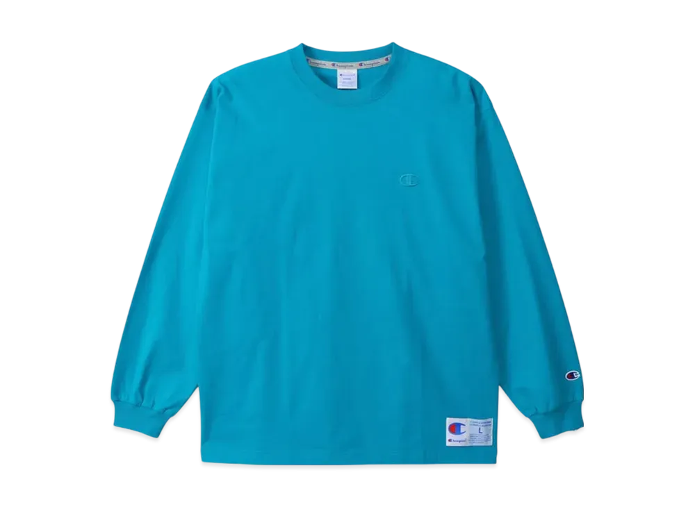 Champion Long Sleeve T-Shirt 25SS "Teal Blue"