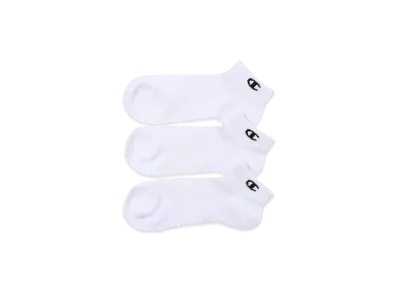 Champion 3-Pair Sneakers In Socks "White"