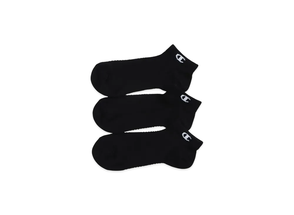 Champion 3-Pair Sneakers In Socks "Black"