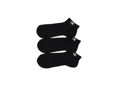 Champion 3-Pair Sneakers In Socks "Black"