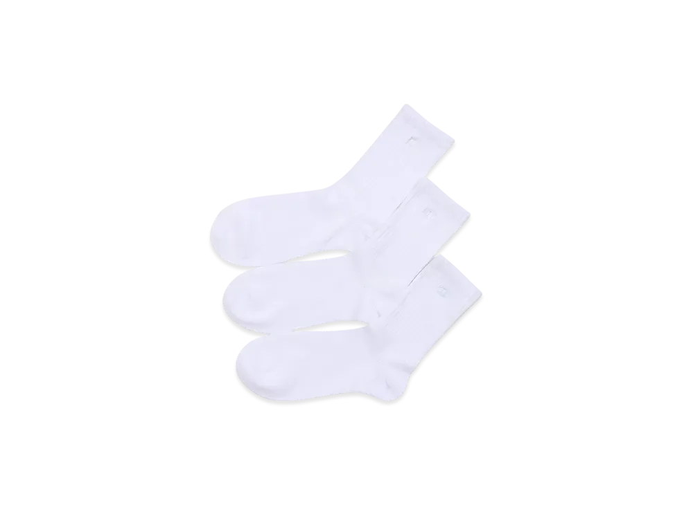 Champion 3-Pair Crew Socks "White"