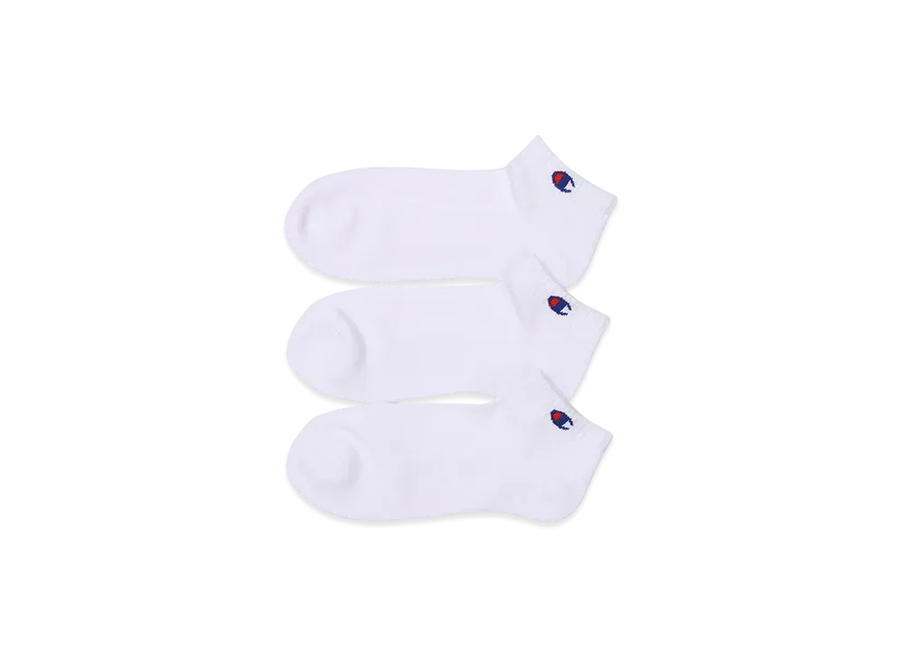 Champion 3-Pair Sneakers In Socks "White"