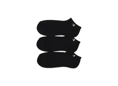 Champion 3-Pair Sneaker In Socks "Black"