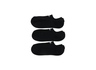 Champion 3-Pair Ghost Socks "Black"