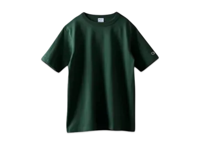 Champion T1011 Tee Ten Eleven Short Sleeve T-Shirt Made In USA Heavy Weight "Moss Green"