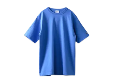 Champion T1011 Tee Ten Eleven Short Sleeve T-Shirt Made In USA Heavy Weight "Light Blue"