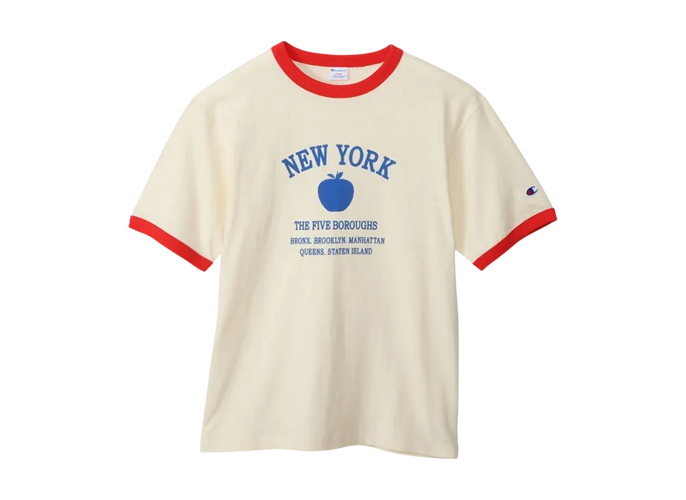 Champion Short Sleeve Ringer T-Shirt 25SS "Natural"