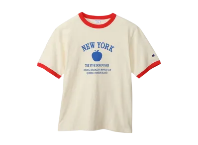 Champion Short Sleeve Ringer T-Shirt 25SS "Natural"