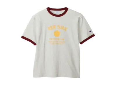 Champion Short Sleeve Ringer T-Shirt 25SS "Heather Grey"