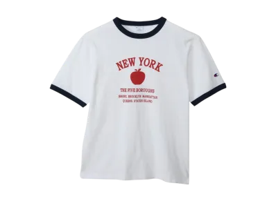 Champion Short Sleeve Ringer T-Shirt 25SS "White"