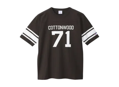 Champion Large Size Short Sleeve Football T-Shirt 25SS "Off Black"