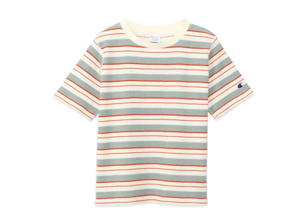 Champion Women's Striped Short Sleeve T-Shirt 25SS "Natural"