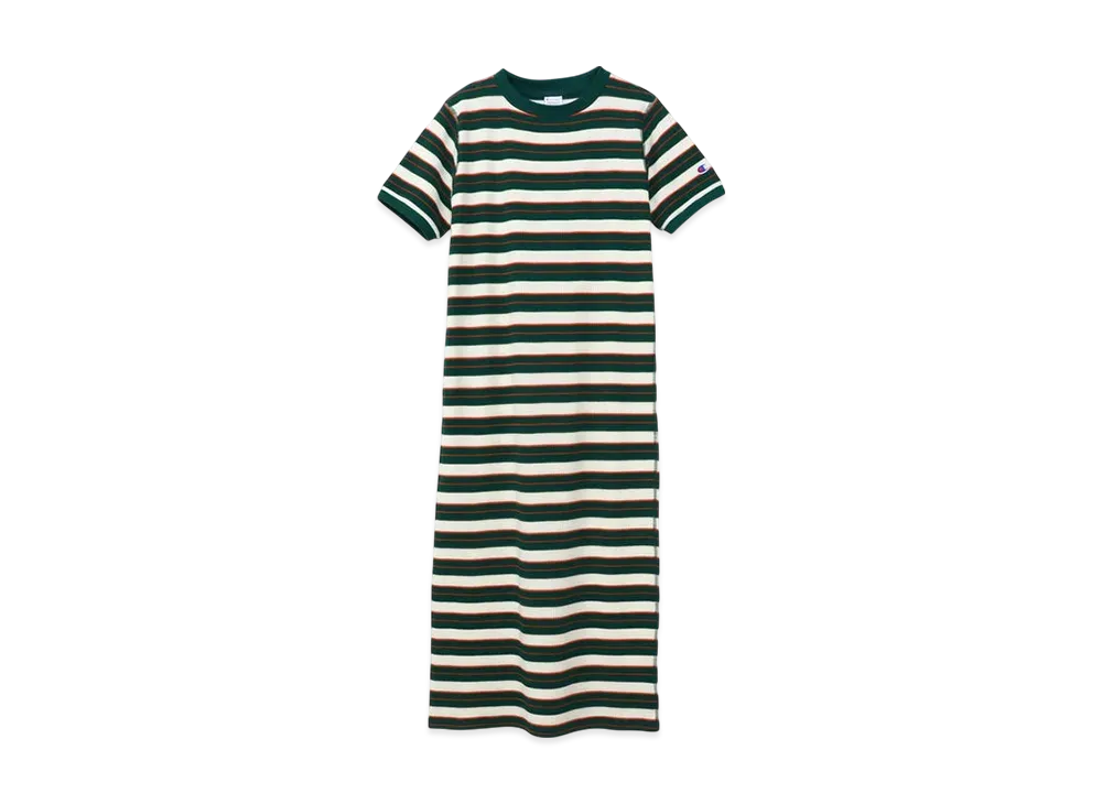 Champion Women's Border One Piece 25SS "Mid Green"