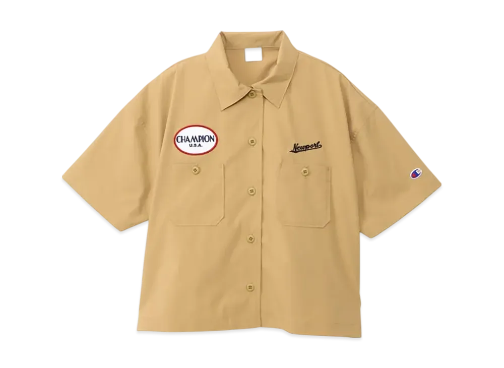 Champion Women's Short Sleeve Shirt 25SS "Sand Beige"