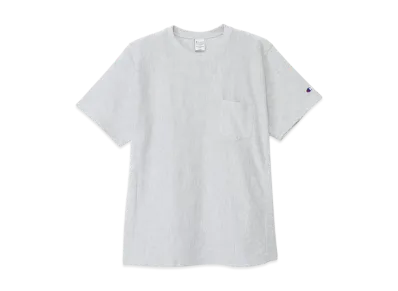 Champion Reverse Weave Short Sleeve Pocket T-Shirt 25SS "Heather Grey"