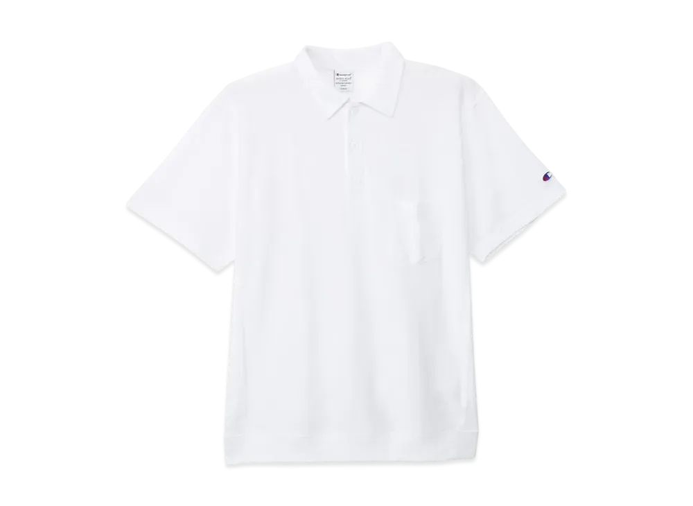 Champion Reverse Weave Short Sleeve Pocket Polo Shirt 25SS "White"