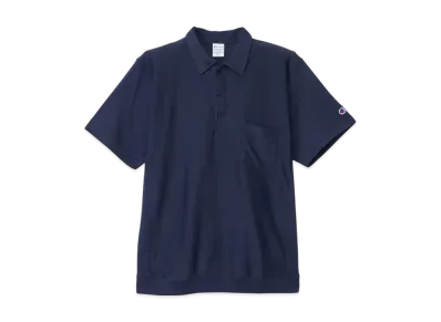 Champion Reverse Weave Short Sleeve Pocket Polo Shirt 25SS "Navy"