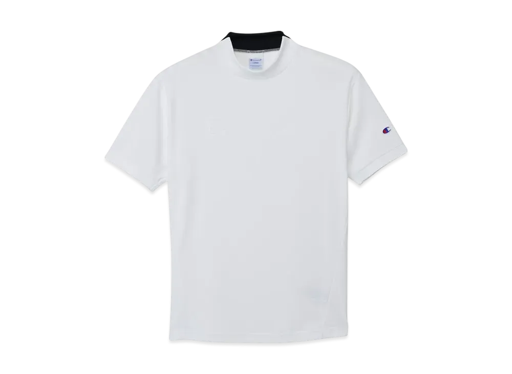 Champion Short Sleeve Mock Neck Shirt 25SS "White"