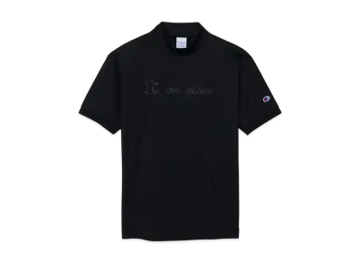 Champion Short Sleeve Mock Neck Shirt 25SS "Black"