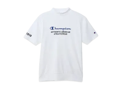 Champion Short Sleeve Mock Neck Shirt 25SS "White"