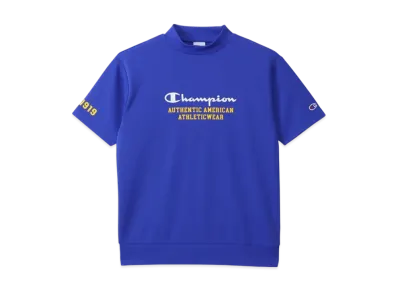 Champion Short Sleeve Mock Neck Shirt 25SS "Blue"