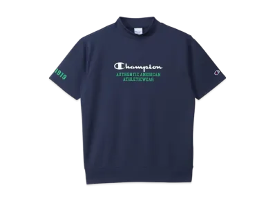 Champion Short Sleeve Mock Neck Shirt 25SS "Navy"