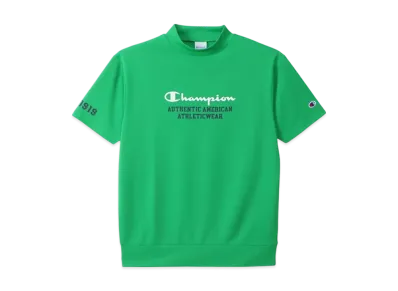 Champion Short Sleeve Mock Neck Shirt 25SS "Kelly Green"