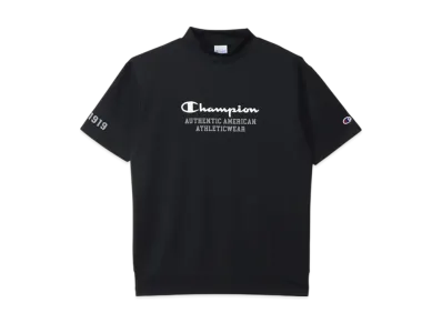 Champion Short Sleeve Mock Neck Shirt 25SS "Black"