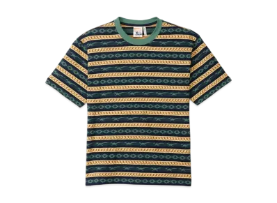 Champion Short Sleeve Sweatshirt "Green/Navy"