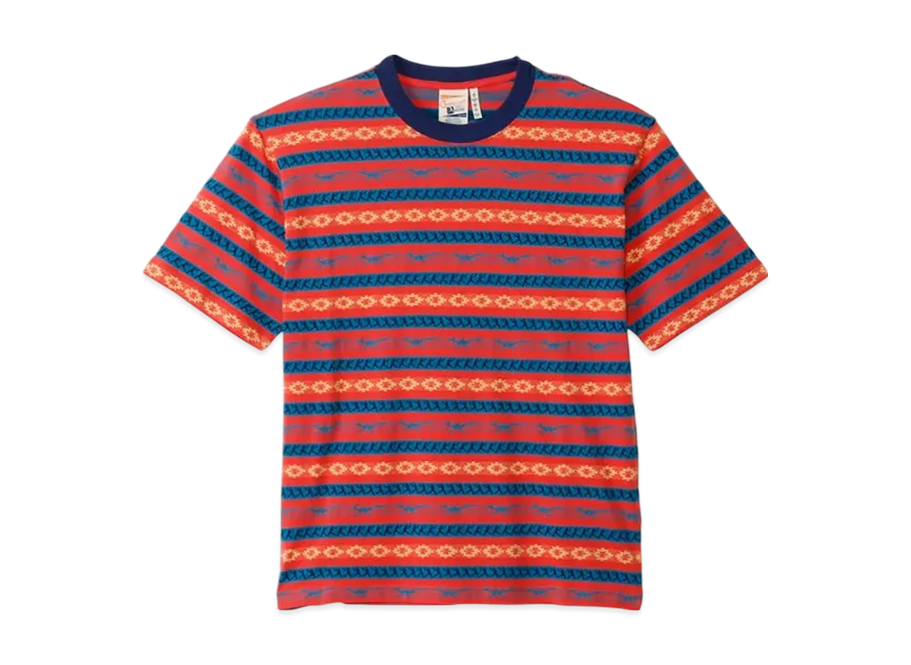 Champion Short Sleeve Sweatshirt "Navy/Orange"
