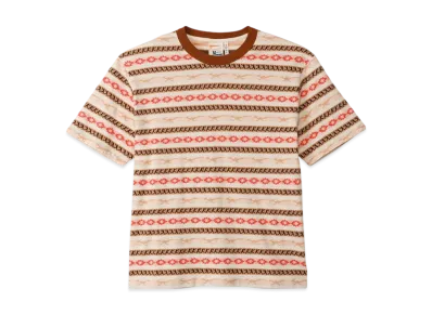 Champion Short Sleeve Sweatshirt "Brown/Off White"