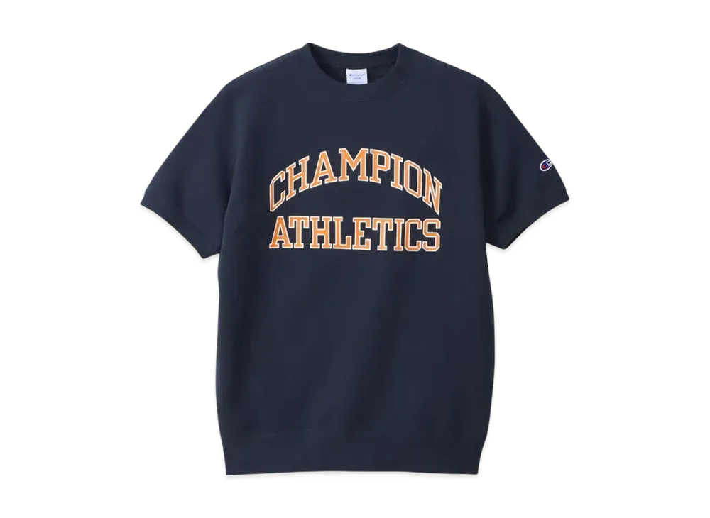 Champion Short Sleeve Crew Neck Sweatshirt 25SS "Navy"