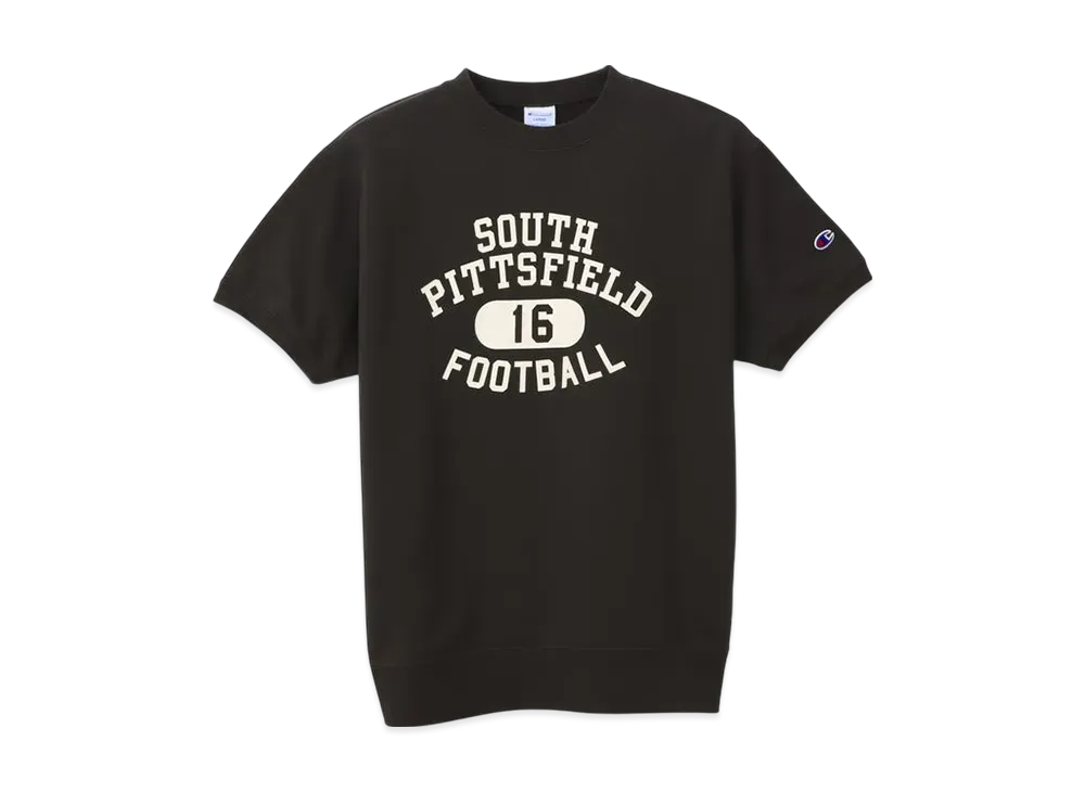 Champion Short Sleeve Crew Neck Sweatshirt 25SS "Off Black"