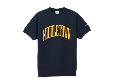 Champion Large Size Short Sleeve Crew Neck Sweatshirt 25SS "Navy"