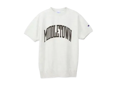 Champion Large Size Short Sleeve Crew Neck Sweatshirt 25SS "Oatmeal"