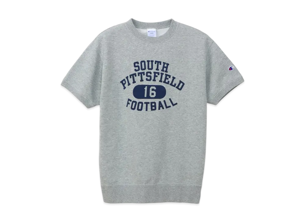 Champion Large Size Short Sleeve Crew Neck Sweatshirt 25SS "Oxford Gray"