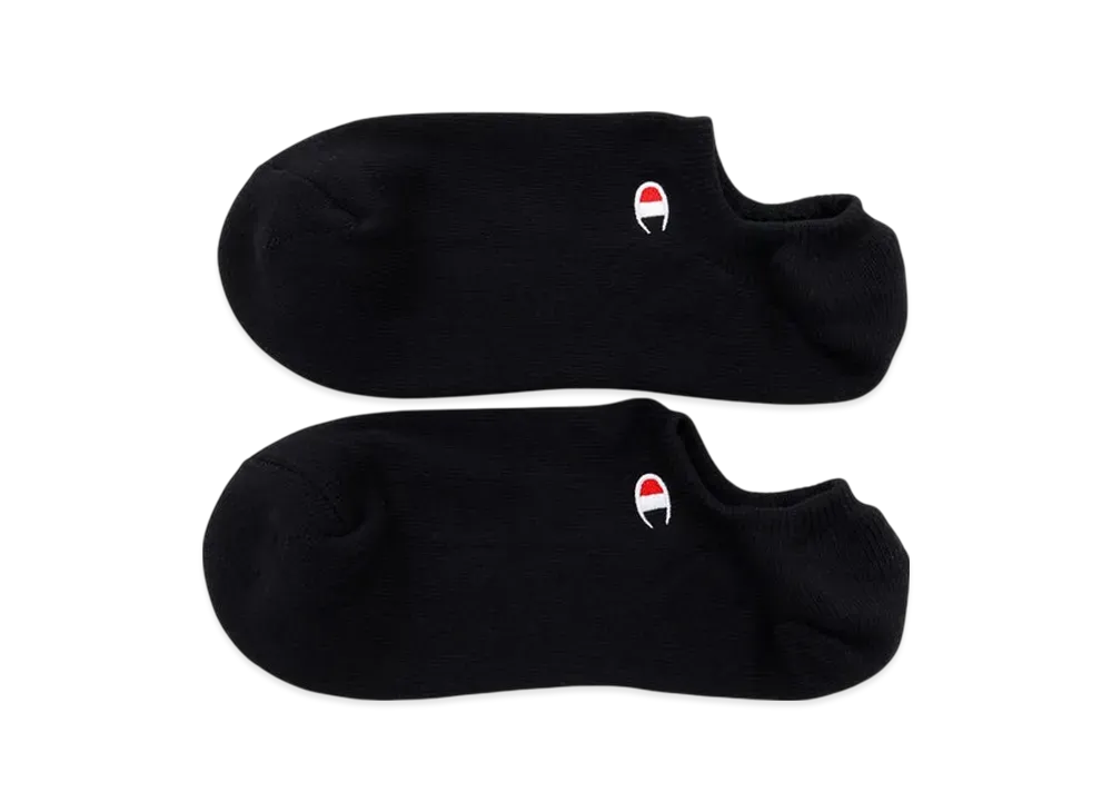 Champion 2 Pairs Ghost Socks "Black"