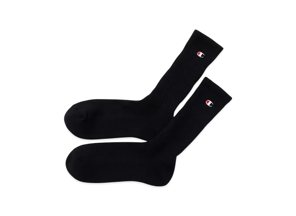 Champion 2 Pairs Full Length Socks "Black"