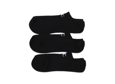 Champion 3 Pairs Ghost Socks "Black"