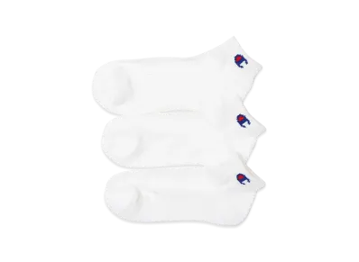 Champion 3 Pairs Short Length Socks "White"