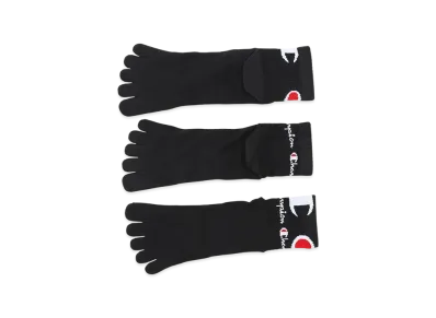Champion 3 Pairs Quarter Length Socks "Black"
