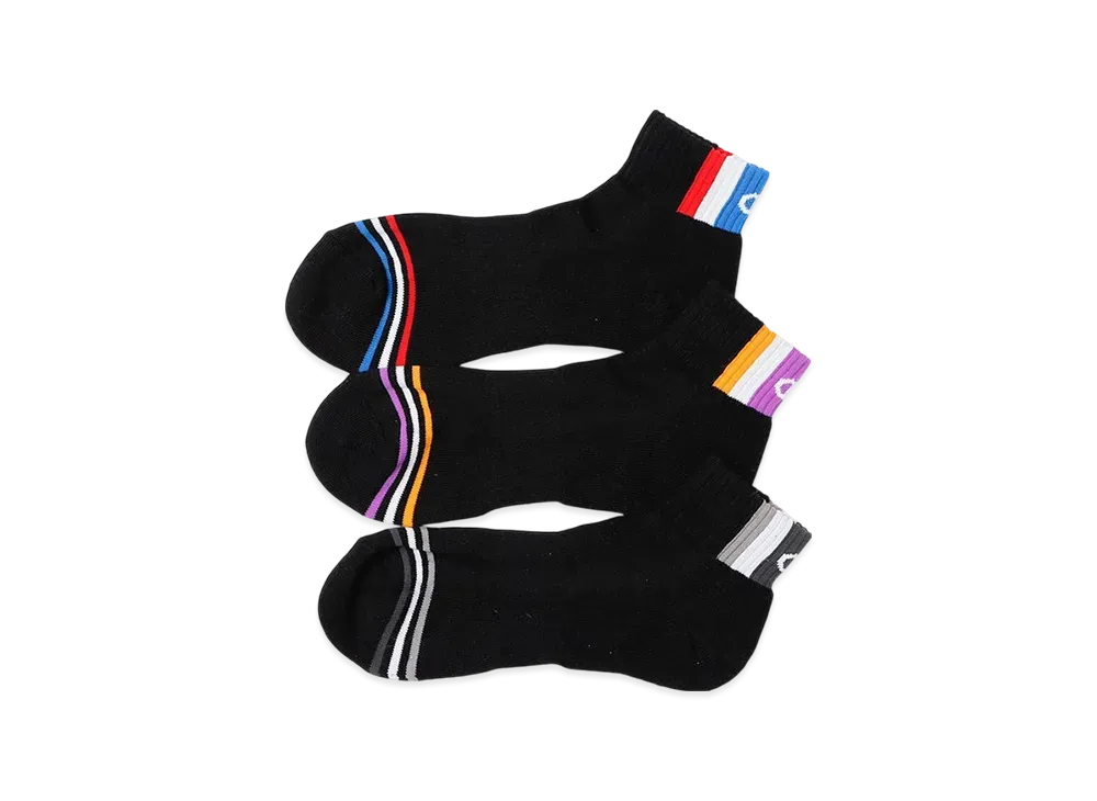 Champion 3 Pairs Short Length Socks "Black"