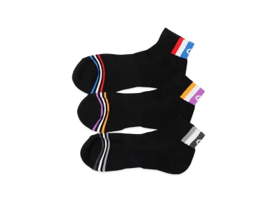 Champion 3 Pairs Short Length Socks "Black"